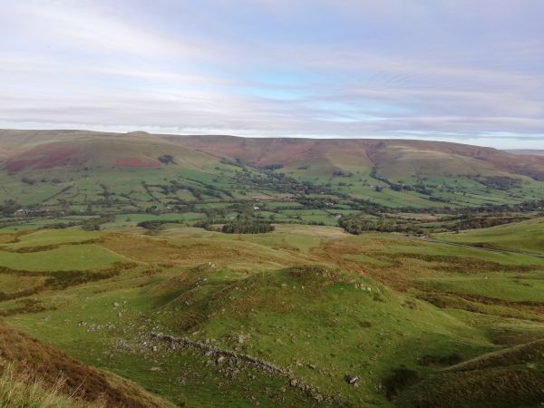 Edale and Kinder from Lords Seat